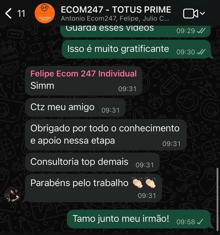 Depoimento de aluno